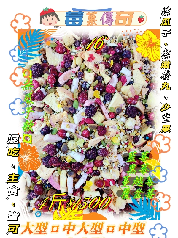 【16號】✨️甜心莓菓傳奇✨️ ((無瓜子🔸️白花籽🔸️無滋養丸🔸️少堅果))無殼款👍